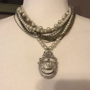 Juicy Couture Pearl Torsade Necklace